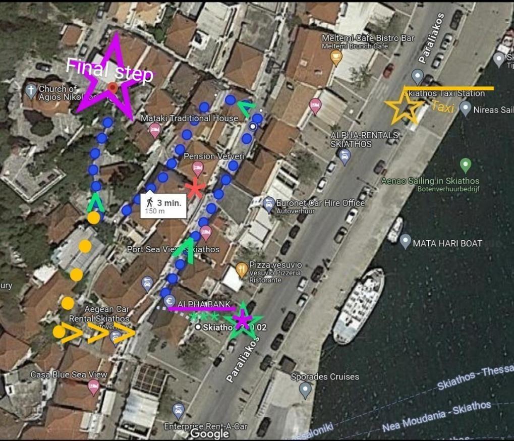 Ferienwohnung Final Step Skiathos-Stadt Exterior foto